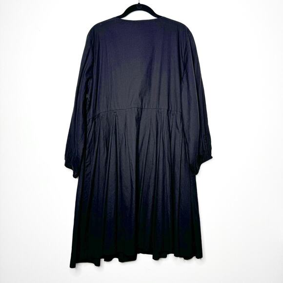 Marea Solana Mini Dress in Black Seashell Cotton Size XL - Picture 10 of 13